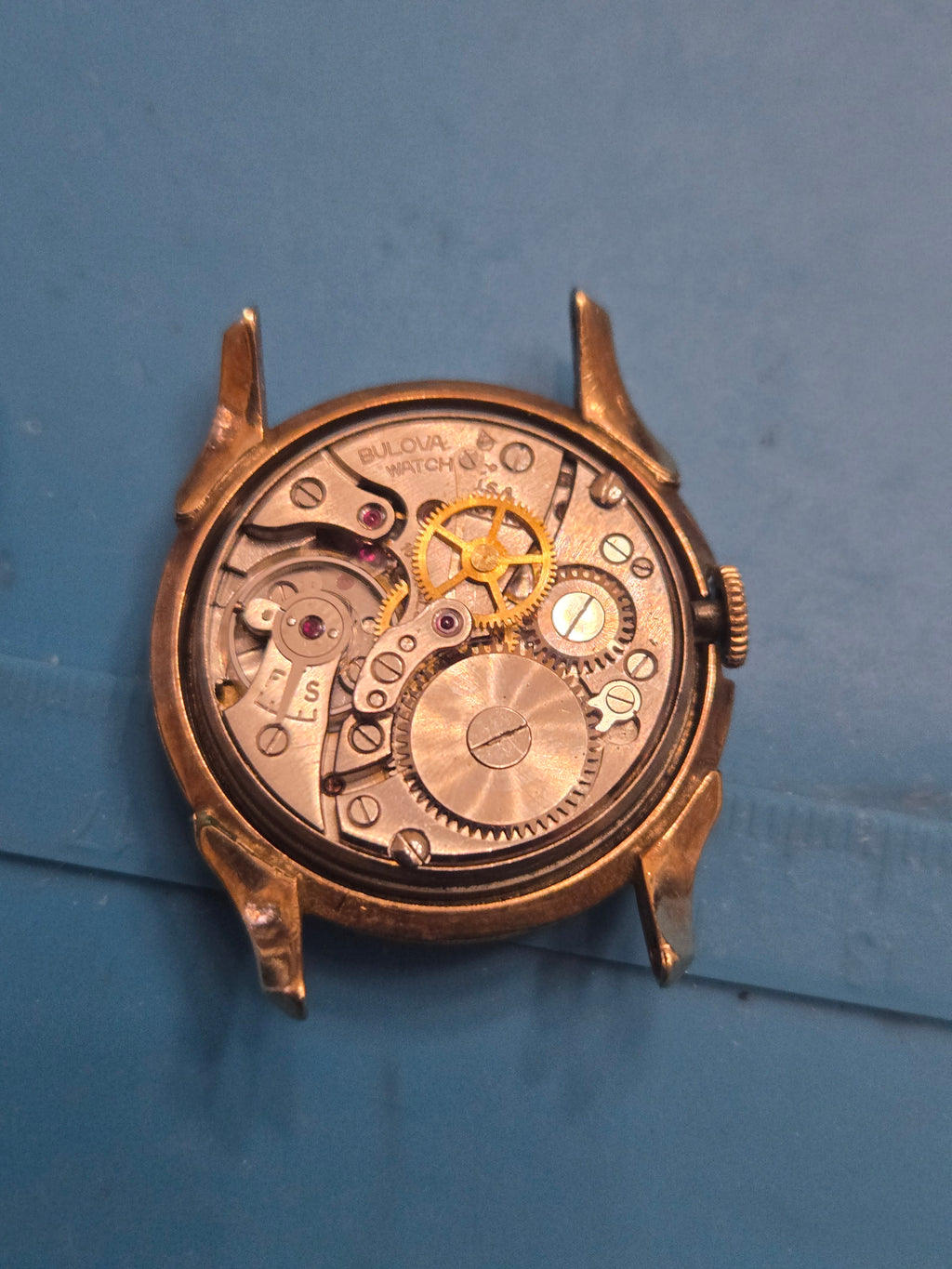 Original US WWII Type A-11B USAAF Wrist Watch by Bulova.