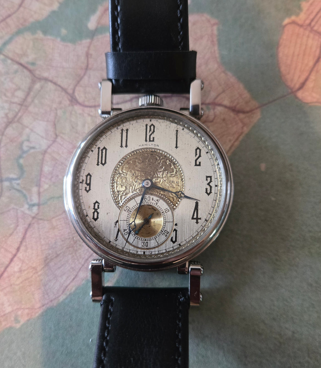 1921 Hamilton pocket watch conversion